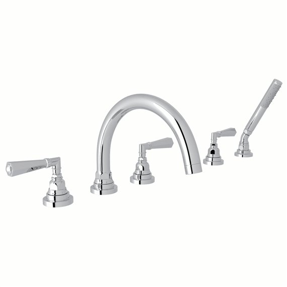 ROHL San Giovanni™ 5-Hole Deck Mount Tub Filler