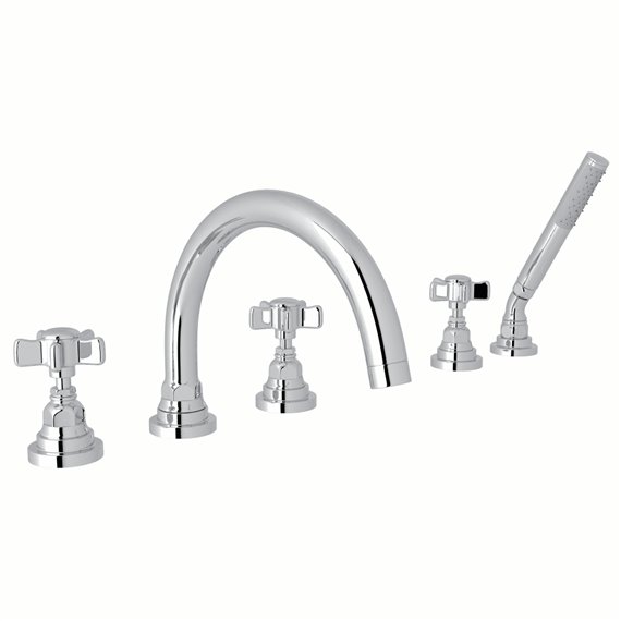 ROHL San Giovanni™ 5-Hole Deck Mount Tub Filler