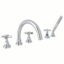 ROHL San Giovanni™ 5-Hole Deck Mount Tub Filler