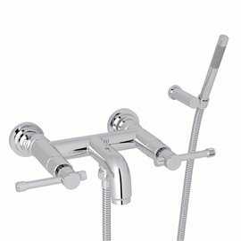 ROHL Campo™ Wall Mount Exposed Tub Filler With Handshower