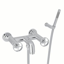 ROHL Campo™ Wall Mount Exposed Tub Filler With Handshower