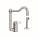 ROHL Acqui® Column Spout Kitchen Faucet With Sidespray