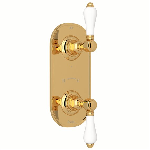 ROHL House of Rohl® 1/2" Thermostatic Trim with Diverter