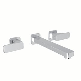 ROHL Quartile™ Wall Mount Widespread Lavatory Faucet