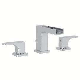 ROHL Quartile™ Cascade Open Spout Deck Mount Widespread Lavatory Faucet