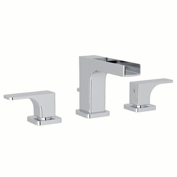 ROHL Quartile™ Cascade Open Spout Deck Mount Widespread Lavatory Faucet