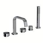 ROHL Eclissi™ 5-Hole Deck Mount Tub Filler - U-Spout