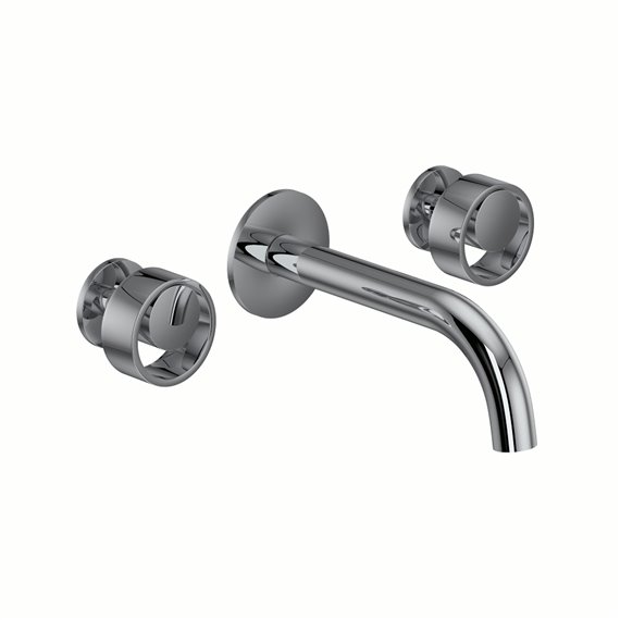 ROHL Eclissi™ Wall Mount Widespread Lavatory Faucet - C-Spout