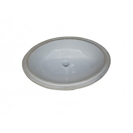 Fairmont Designs S-100WH Sinks Oval Ceramic Undermount Sink