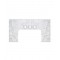 Fairmont Designs T-FV3823WC Tops 38 White Carrera WC Marble Top - Fits Farmhouse Vanity