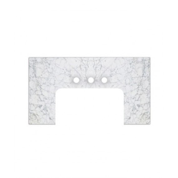 Fairmont Designs T-FV3823WC Tops 38 White Carrera WC Marble Top - Fits Farmhouse Vanity