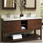 Fairmont Designs 111-VH6021D Windwood 60 Open Shelf Double Bowl Vanity