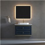 Virta 36 Inch Bluestar Wall Hung Single Vessel Sink Vanity