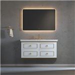 Virta 48 Inch Whitestar Wall Hung Single Sink Vanity