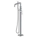 Empyrean TDAP91 Daphne 2-way Type T (thermostatic) coaxial floor-mount tub filler with hand shower trim (without rough-in)