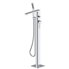 Empyrean MIA91 MIA 2-way Type T (thermostatic) coaxial floor-mount tub filler with hand shower