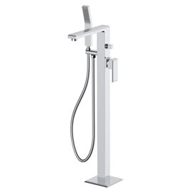 Empyrean ZEN91 Zenith 2-way Type T (thermostatic) coaxial floor-mount tub filler with hand shower