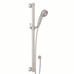 ROHL Handshower Set With 39" Grab Bar and 3-Function Handshower