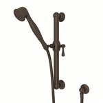 ROHL Palladian Handshower Set With 24" Grab Bar and Single Function Handshower