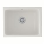 ROHL Allia™ 24" Fireclay Single Bowl Undermount Kitchen Or Laundry Sink