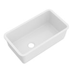 ROHL Allia™ 34" Fireclay Single Bowl Undermount Kitchen Sink