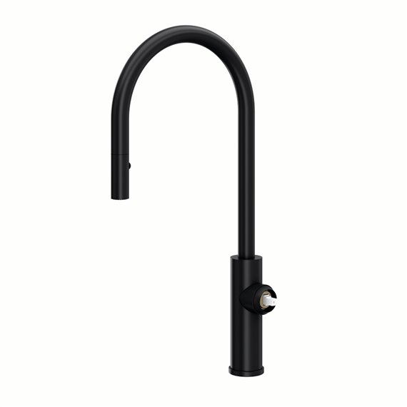 ROHL Eclissi™ Pull-Down Kitchen Faucet with C-Spout - Less Handle