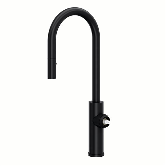 ROHL Eclissi™ Pull-Down Bar/Food Prep Kitchen Faucet with C-Spout - Less Handle