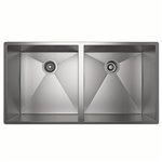 ROHL Forze 35" Double Bowl Stainless Steel Kitchen Sink