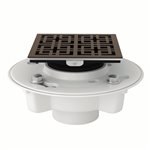 ROHL PVC 2" X 3" Drain Kit With 3142 Weave Decorative Cover