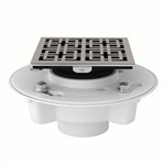 ROHL PVC 2" X 3" Drain Kit With 3142 Weave Decorative Cover