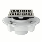 ROHL PVC 2" X 3" Drain Kit With 3142 Weave Decorative Cover