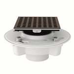 ROHL PVC 2" X 3" Drain Kit With 3143 Matrix Decorative Cover