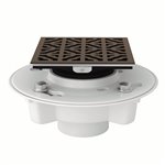 ROHL PVC 2" X 3" Drain Kit With 3146 Petal Decorative Cover