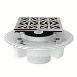 ROHL PVC 2" X 3" Drain Kit With 3146 Petal Decorative Cover