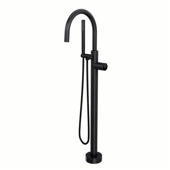 ROHL Eclissi™ Single Hole Floor Mount Tub Filler Trim with C-Spout