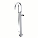 ROHL Eclissi™ Single Hole Floor Mount Tub Filler Trim with C-Spout