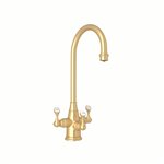 Perrin & Rowe Georgian Era™ Three Handle Bar/Food Prep Filter Kitchen Faucet