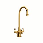 Perrin & Rowe Georgian Era™ Three Handle Bar/Food Prep Filter Kitchen Faucet