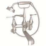 Perrin & Rowe Deco™ Exposed Wall Mount Tub Filler