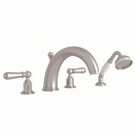 Perrin & Rowe Edwardian™ 4-Hole Deck Mount Tub Filler