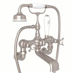 Perrin & Rowe Edwardian™ Exposed Wall Mount Tub Filler