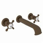 Perrin & Rowe Edwardian™ Wall Mount Lavatory Faucet With U-Spout