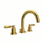 Perrin & Rowe Holborn™ Widespread Lavatory Faucet With C-Spout