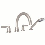 Perrin & Rowe Holborn™ 4-Hole Deck Mount Tub Filler with C-Spout