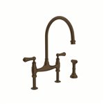 Perrin & Rowe Georgian Era™ Bridge Kitchen Faucet With Side Spray