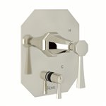 Perrin & Rowe Deco™ 1/2" Pressure Balance Trim with Diverter