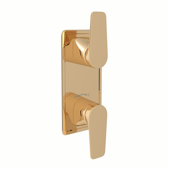 Perrin & Rowe Hoxton™ 1/2" Thermostatic Trim with Diverter