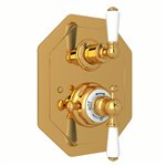 Perrin & Rowe Edwardian™ 3/4" Octagonal Thermostatic Trim With Volume Control