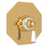 Perrin & Rowe Edwardian™ 3/4" Octagonal Thermostatic Trim Without Volume Control