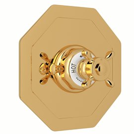 Perrin & Rowe Edwardian™ 3/4" Octagonal Thermostatic Trim Without Volume Control